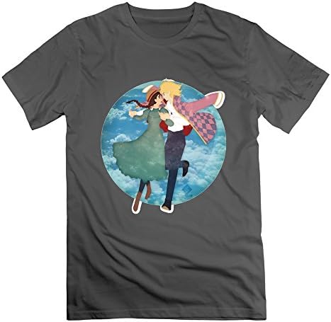 Shichuang Men's Howl's Moving Castle T-shirt XS DeepHeather