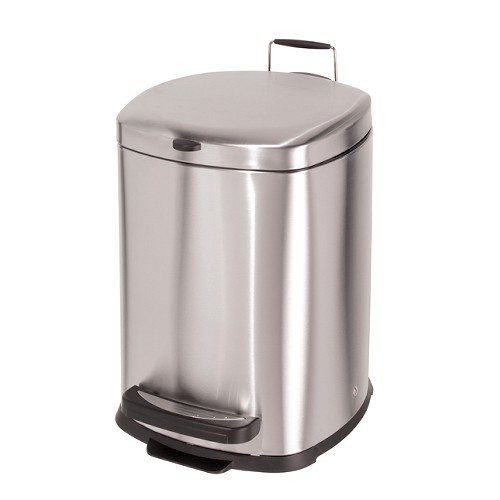 Childrens Toyshop  Health & Personal Care : Oggi Stainless Steel Step On Trash Can 20 Liter