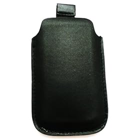 FLASH SUPERSTORE ORANGE SYDNEY BLACK POUCH/CASE/SLEEVE/HOLDER ( SIZE AA ) WITH PULL TAB MECHANISM