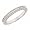 10K White Gold Diamond Wedding Anniversary Band Ring Antique Style 0.22ct in Pave Setting 4 (SI Clarity, H Color)