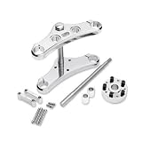 Accutronix 39mm Triple Tree Conversion Kit - Top Headlight Mount - 3 Deg. Rake, Wide Glide... by Accutronix