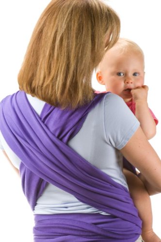 Sleepy Wrap Classic Wrap Baby Carrier, Purple, 0-18 Months