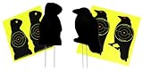 Air Venturi Mr. Crow & Mr. Chuck Corrugated Plastic Silhouette Targets, 7.5, 3 Bullseye