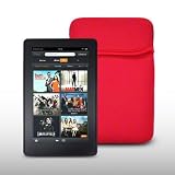 NEOPRENE POUCH CASE/COVER FOR AMAZON KINDLE FIRE (NOT FIRE HD) - REDby CELLAPOD