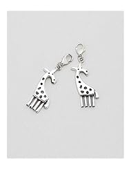 Giraffe Charm In 92.5 Sterling Silver
