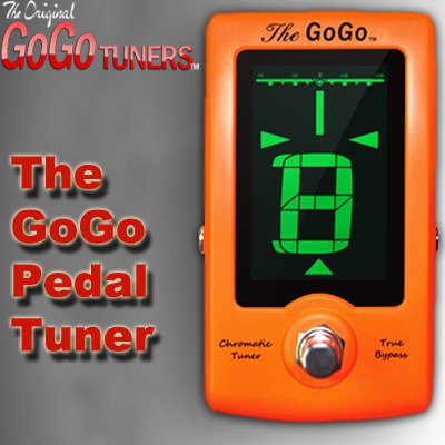 The GoGo Pedal Tuner Chromatic Multi Instrument Pedal Tuner New The GoGo Pedal Tuner Chromatic Multi Instrument Pedal Tuner New