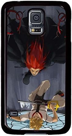 S5 Case, Galaxy S5 Cases, Customized Axel Roxas Kingdom Hearts Hard PC Black Case Protective Phone Cases for Samsung Galaxy S5
