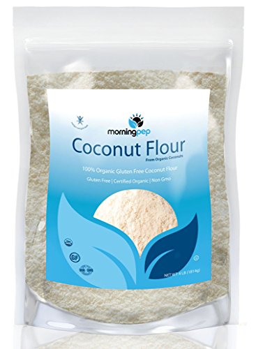 Morning Pep 100 Percent Organic Coconut Flour, 4 Pound