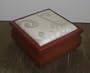 Wooden Small Jewelry Box, 4''x4''x2 1/2