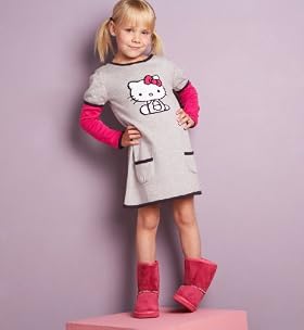 Long Sleeve Hello Kitty Knitted Dress