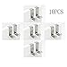 Elife Set of 10 Over Door Hooks Stainless Steel Towel Hanger Space Saving Organizer