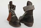 Ladies Legendary Raw Maven Grey Ankle Boots Size 5
