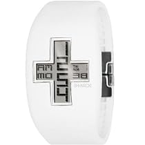 Philippe Starck - PH1090 - Montre Homme - Quartz Digitale - Bracelet Plastique blanc