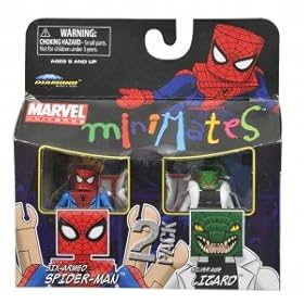  Marvel Minimates Series 37 Mini Figure 2Pack SpiderMan Lizard