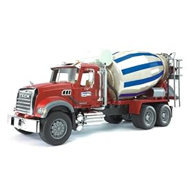 Bruder Mack Granite Cement Mixer by Bruder Toys