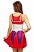 Ninimour- Digital Print Sailor Moon Mercury Venus Jupiter Skater Dress