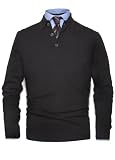 41YmL6gC%2BOL. SL160  H.E. By Mango Mens Cashmere cotton blend collared sweater