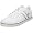 White/Metallic Silver/Monument