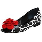 Beverly Feldman Women's Praline Peep Toe Flat
