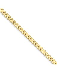 14k Yellow Gold Diamond Cut Bracelet