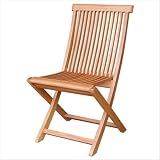 Java Folding Side Chairs - Set of Two (Brown) (34.25H x 18.9W x 22.5D)