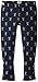 Hatley Girls' Stretch Jersey Legging Ski Cross On Navy