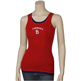 St Louis Cardinals Ladies Red Impact Tank Top