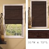Lewis Hyman 0296231 Cocoa Tahiti Bamboo Roman Shade. 31 W x 72 L 41YmPweiMKL. SL160 Lewis Hyman 0296231 Cocoa Tahiti Bamboo Roman Shade. 31 W x 72 L