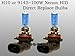 Tutti Racing H10/9145 100W x2 pcs 12V Fog Xenon HID White Direct Replace Bulbs