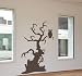 Spooky Owl On Tree Wall Decal 52" w x 84" tall Lipstick Red Spooky Owl On Tree Wall Decal 52" w x 84" tall Lipstick Red