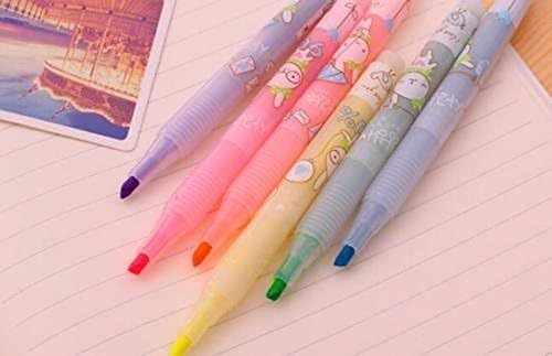 Soft Colors Pilot Light Highlighter Highlighting Markers Notes Office Pack of 6Pcs