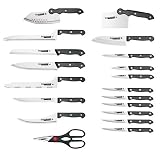 Click here to buy Ronco Six Star+ Ronco Rocker 20 Piece Knife Set - Black by Ronco.
