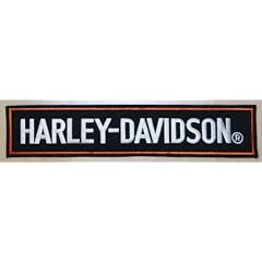 Grosser Aufn�her / Patch ** R�ckenaufn�her ** Harley Davidson ** f�r Kutte / Jacke etc., Gr�sse: ca. 33 cm x 7 cm