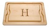 JK Adams 20-by-14-Inch Monogrammed Cutting Board, H