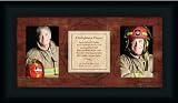 Firefighter's Prayer by CTArt Photo Mat Sign Wall Art Print Framed