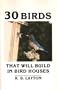 30 Birds that will Build in Bird Houses