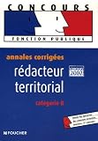 Revue Foucher  / Rédacteur territorial : Catégorie B Annales corrigées