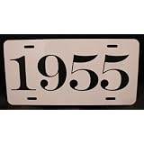 1955 YEAR LICENSE PLATE by Motown Automotive Design