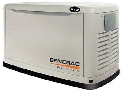 Generac Guardian Series 5882 8,000 Watt Air-Cooled Liquid Propane/Natural Gas Powered Standby Generator Without Transfer Switch (CARB Compliant) from Guardian