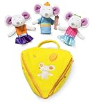 Review Manhattan Toy Puppettos  / Manhattan Toy - Swiss Family Mouse House Finger Puppets, 11cm