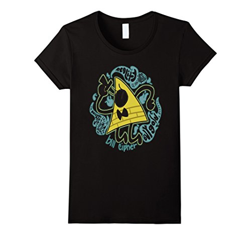 Women's Bill Cipher Reality Is An Illusion Funny T shirt Large Black
