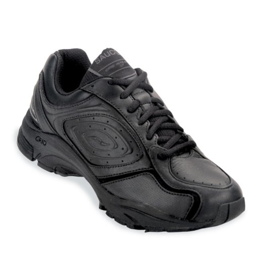 Saucony Women's Grid Integrity ST Walking Shoes, BLACK, 6.5 N/2A