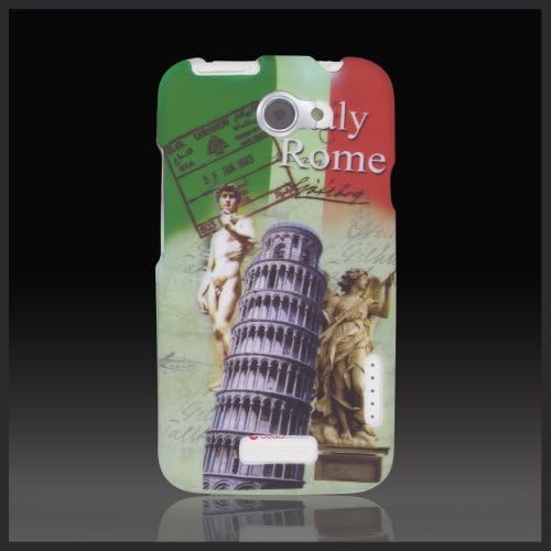 Design Rome Italy Statues Leaning Tower of Pisa cool hard case cover for HTC One X XL Elite S720e G23