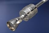SPRITE ALL BRASS HIGH OUTPUT CHROME SHOWER FILTER WITH MATCHING CHROME HEAD