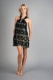 Classy Little Gold and Black Lace Dresses by Alexia Admor