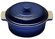 Le Creuset Stoneware 2-Quart Covered Round Casserole, Cobalt Blue