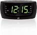 GPX C389 Digital Tune AM/FM Clock Radio with Intelli Set and Line In for 3.5mm Devices (Black)