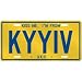 NEW  KISS ME , I AM FROM KYYIV  UKRAINE LICENSE PLATE SIGN CITY