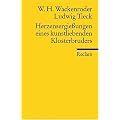 Herzensergiessungen eines kunstliebenden Klosterbruders