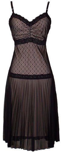 Flapper Lattice Lace Holiday Dress Babydoll Slipdress